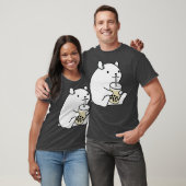 Schattigee hamster cavia Drink Boba Bubble Tea T-shirt (Unisex)