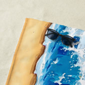 Schattigee hamster gepersonaliseerd strandlaken (In situ)