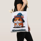 Schattigee hamster in Wizard Pet Gepersonaliseerde Tote Bag (Dichtbij)