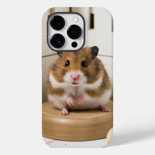 Schattigee Hamster iPhone Case (Achterkant)