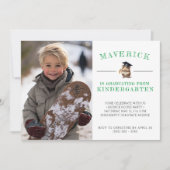 Schattigee Hamster Kleuterschool Afstuderen (Groen Kaart (Voorkant)