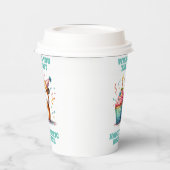 Schattigee Hamster Lifting Cupcake Hamsterrific Ve Papieren Bekers (Links)