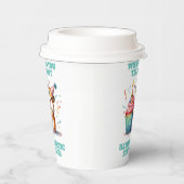 Schattigee Hamster Lifting Cupcake Hamsterrific Ve Papieren Bekers (Rechts)