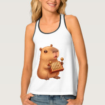 Schattigee Hamster met Straw Pet Tanktop – Fun & C