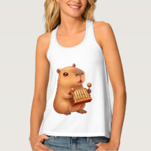 Schattigee Hamster met Straw Pet Tanktop – Fun & C