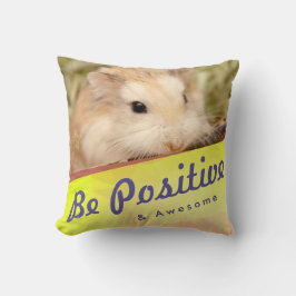 Schattigee hamster positief en Geweldige Kussen