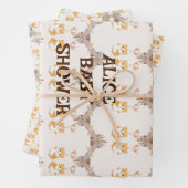 Schattigee hamster waterverf inpakpapier vel (In situ)