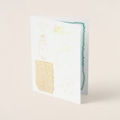 Schattigee Hand-Drawn Verjaardag Kaart met Dancing (Voorkant)