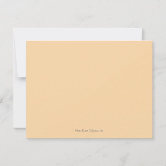 Schattigee Hand-Geïllustreerde Llama Alpaca Gepers Notitiekaartje (Achterkant)