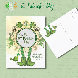 Schattigee hand getekend St. Patrick Day Briefkaart