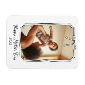 Schattigee Hand getrokken Bow Eenvoudige Moederdag Magneet (Horizontaal)