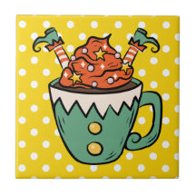 Schattigee hand getrokken Elf Kleurrijke retro Fun