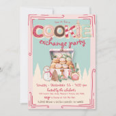 Schattigee Hand getrokken Kerst Cookie Exchange Pa Kaart (Voorkant)
