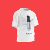 Schattigee Hand getrokken Marker Naam T-shirt
