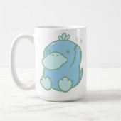 Schattigee hand getrokken Psyduck Coffee Mok (Links)