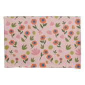 Schattigee hand tekening bloemmotief Kussensloop (Voorkant)