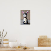 Schattigee handgemaakte Amigurumi Poster (Keuken)