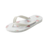 Schattigee handgeschilderde aquarel watermeloen pr kinder teenslippers (Schuin)