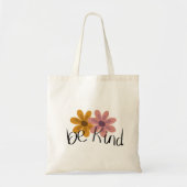 Schattigee handgetekende bloem zijn vriendelijk ci tote bag (Voorkant)