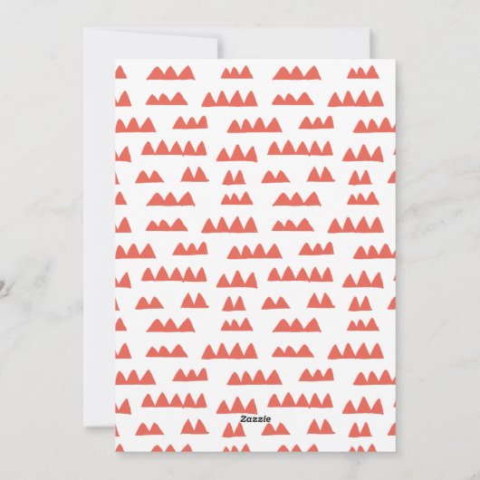 Schattigee handgetekende kerstdorpsgroet feestdagenkaart (Achterkant)