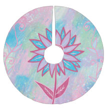 Schattigee handgetekende pastelbloem