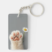Schattigee Hand's Cat sleutelhanger (achterkant)