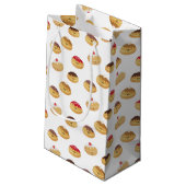Schattigee Hannukah Sufganiyot Patterned Klein Cadeauzakje (Achterkant Gekanteld)