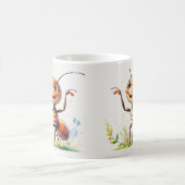 Schattigee Happy Ant Cartoon Coffee Mok (Center)