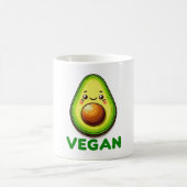 Schattigee Happy Avocado Vegan Lifestyle Koffiemok (Center)