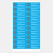 Schattigee Happy baby Platypus cartoon gepersonali Labels (Vel)