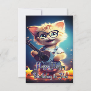 Schattigee Happy Birthday cat