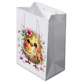 Schattigee Happy Birthday Chick Medium Cadeauzakje (Achterkant Gekanteld)