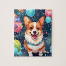 Schattigee Happy Birthday Corgi Dog