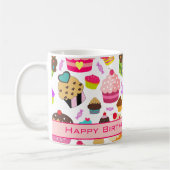 Schattigee Happy Birthday Cupcake Koffiemok (Links)