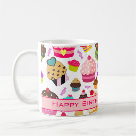 Schattigee Happy Birthday Cupcake Koffiemok