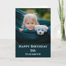 Schattigee Happy Birthday Foto Personaliseer Kaart