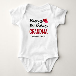 Schattigee Happy Birthday Oma Romper
