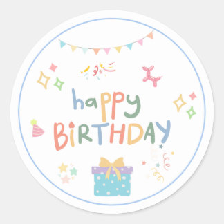 Schattigee Happy Birthday Sticker