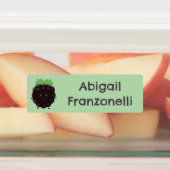 Schattigee Happy BlackBerry gepersonaliseerde cart Labels (Aangebracht)