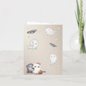 Schattigee Happy Boo Ghost Halloween (Achterkant)