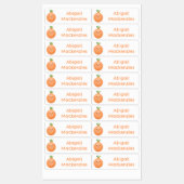 Schattigee Happy Brown Ui Groene cartoon gepersona Labels (Vel)