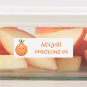 Schattigee Happy Brown Ui Groene cartoon gepersona Labels (Aangebracht)