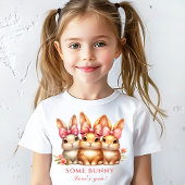 Schattigee Happy Bunny Kinder Meisje Waterverf Pas T-shirt