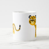 Schattigee Happy Cartoon Cheetah Jumbo Mok (Voorkant)