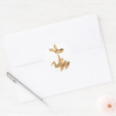 Schattigee Happy Cartoon Kangoeroe Sticker (Envelop)