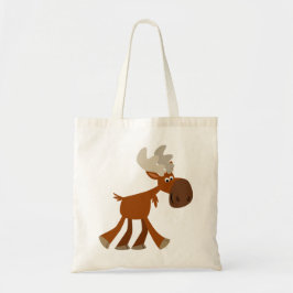 Schattigee Happy Cartoon Moose Bag Tote Bag