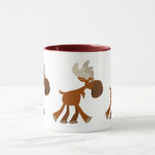 Schattigee Happy Cartoon Moose Mok (Midden)