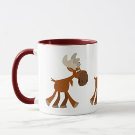 Schattigee Happy Cartoon Moose Mok