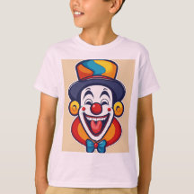 Schattigee Happy Clown Logo voor kinderen