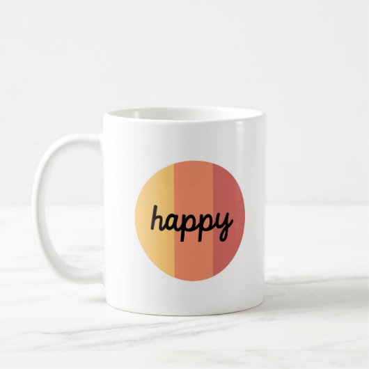 Schattigee Happy Coffee Mok (Links)